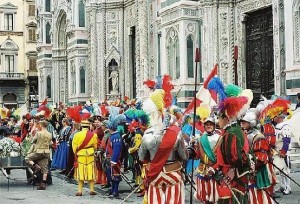 Easter scene in Florence
