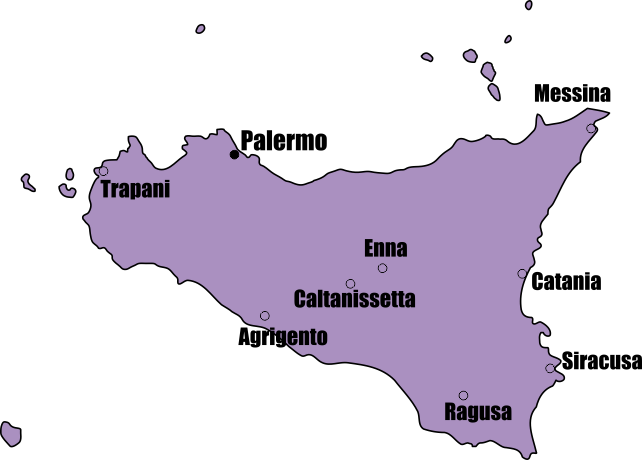 Sicily Italy Map | Tour Italy Now