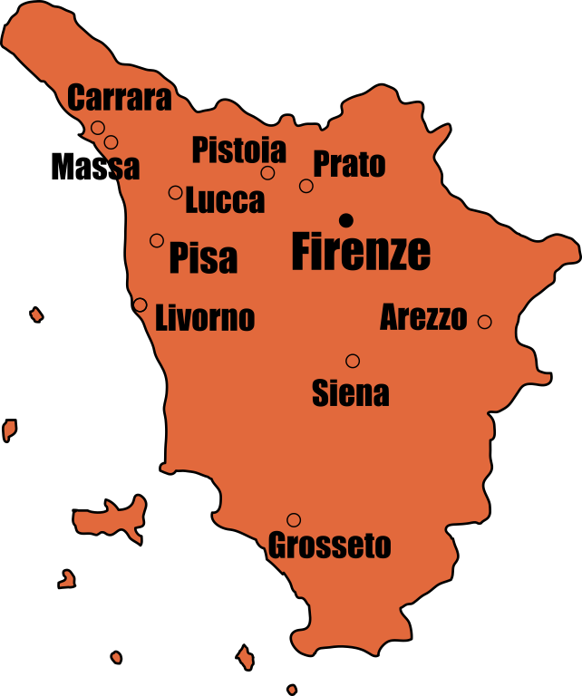 Tuscany Map | Tour Italy Now