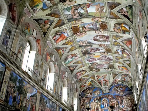 The magnificent Sistine Chapel, a must-see for sightseeing
