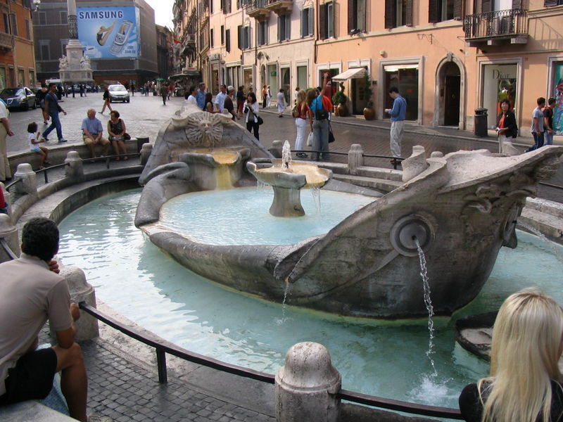 Fontana della Barcaccia, Rome, Italy