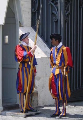 Vatican City Italy Swiss Guards
