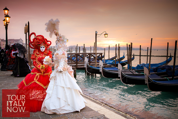 Venice Italy Carnivale sunrise