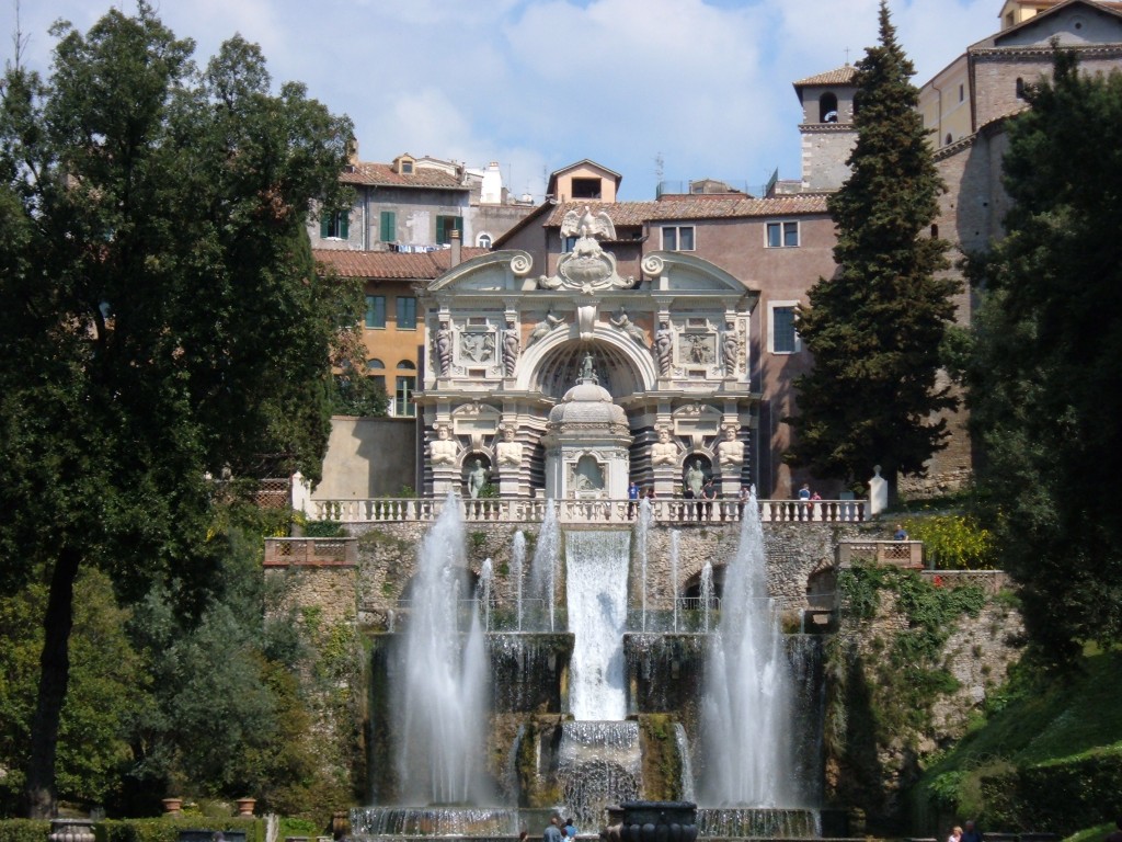 Villa d'Este Tivoli sodai, Roma, Italija |  Kelionė po Italiją dabar
