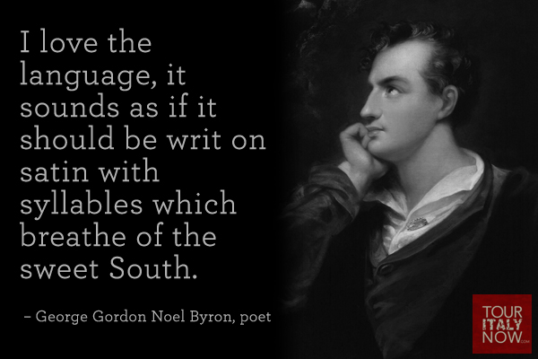 italy quote George Gordon Byron