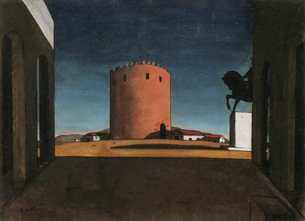 The_Red_Tower Giorgio de Chirico