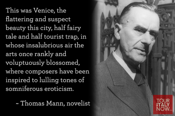 Italy quotes Thomas Mann
