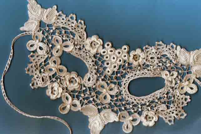 Burano Venice Italy - lace mask
