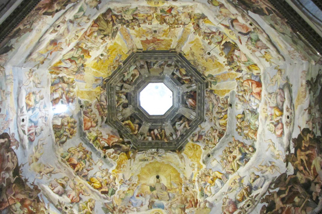 Santa Maria del Fiore Duomo Florence Italy - ceiling dome fresco