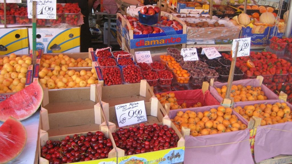 Fruits in Palermo Food Market